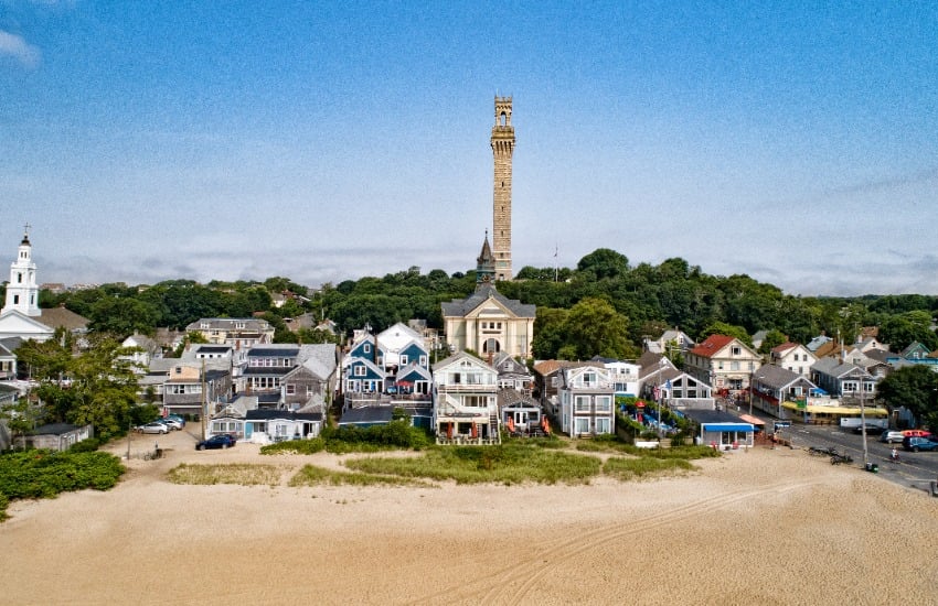 Coastal towns in New England