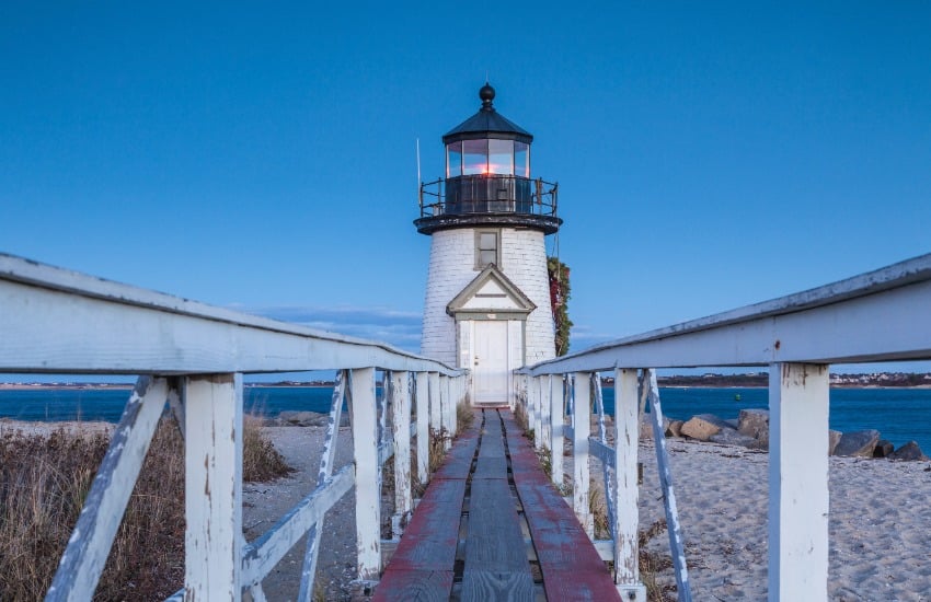 Coastal towns in New England